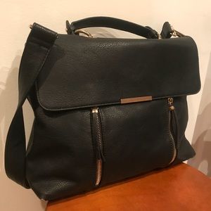 Free People Black Vegan Leather Bag